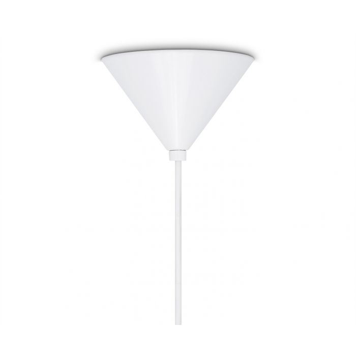 Wide White Pendant