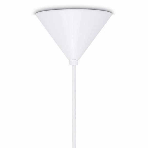 Wide White Pendant