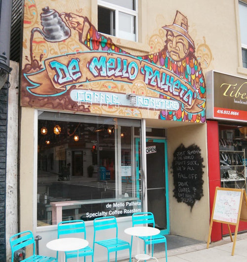 de Mello Palheta coffee roasters [51819802498ee3c6834b8e0b/43.711859/-79.399174]