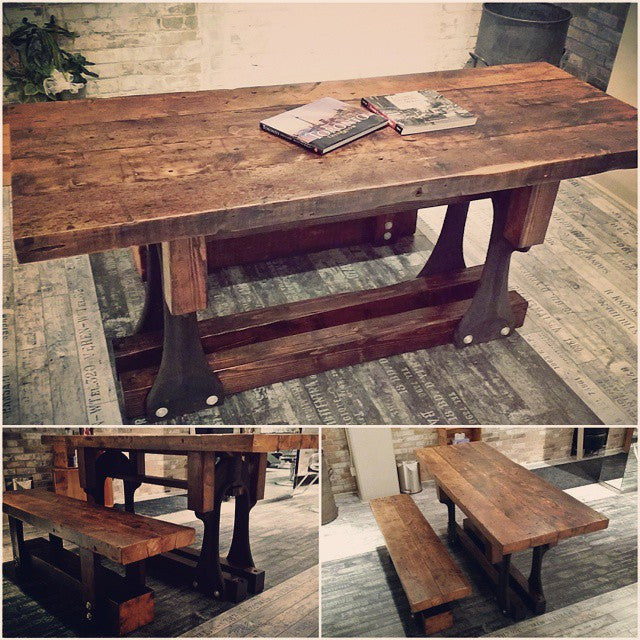 Table and bench