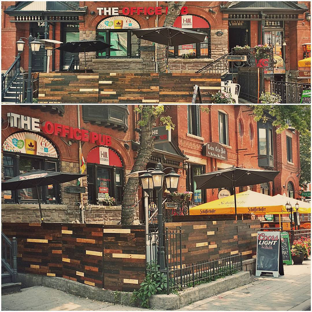 Patio wall