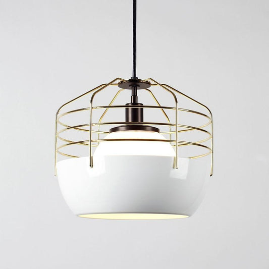 White/Brass Pendant