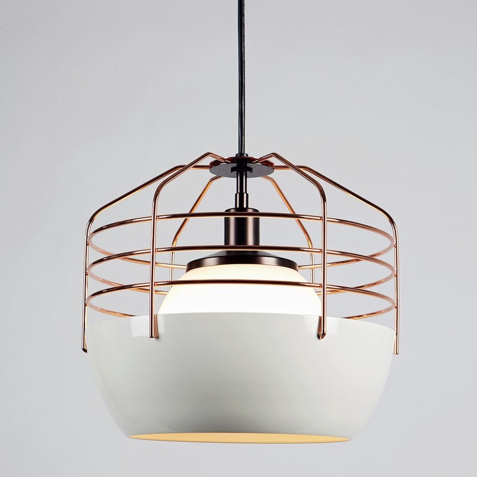 White/Copper Pendant