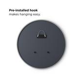 Black Round Mirror