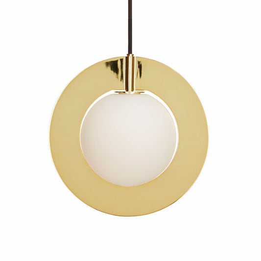 Plane Round Pendant