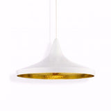 Wide White Pendant