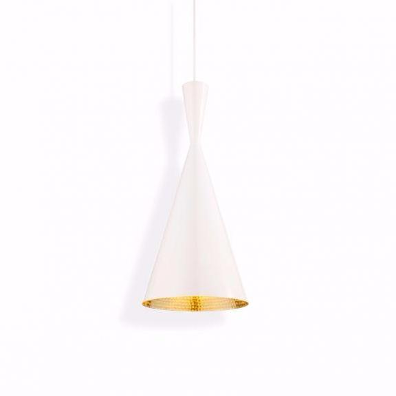 Tall White Pendant